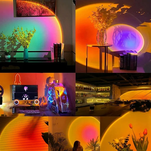 Sunset Lamp by Zuzacco™ with 16 Colors in 1, with Remote (PREMIUM QUALITY)