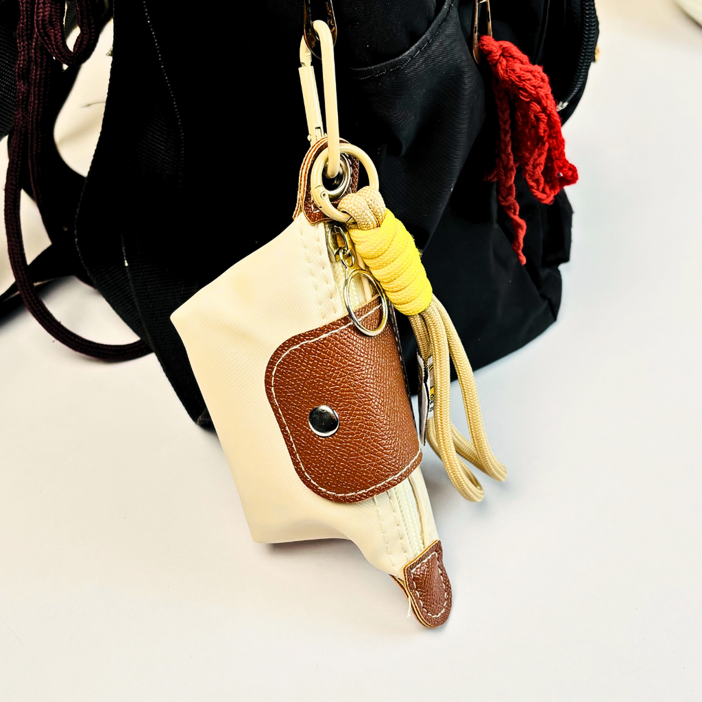 Premium Mini Key Pouch Keychain(Random Color)