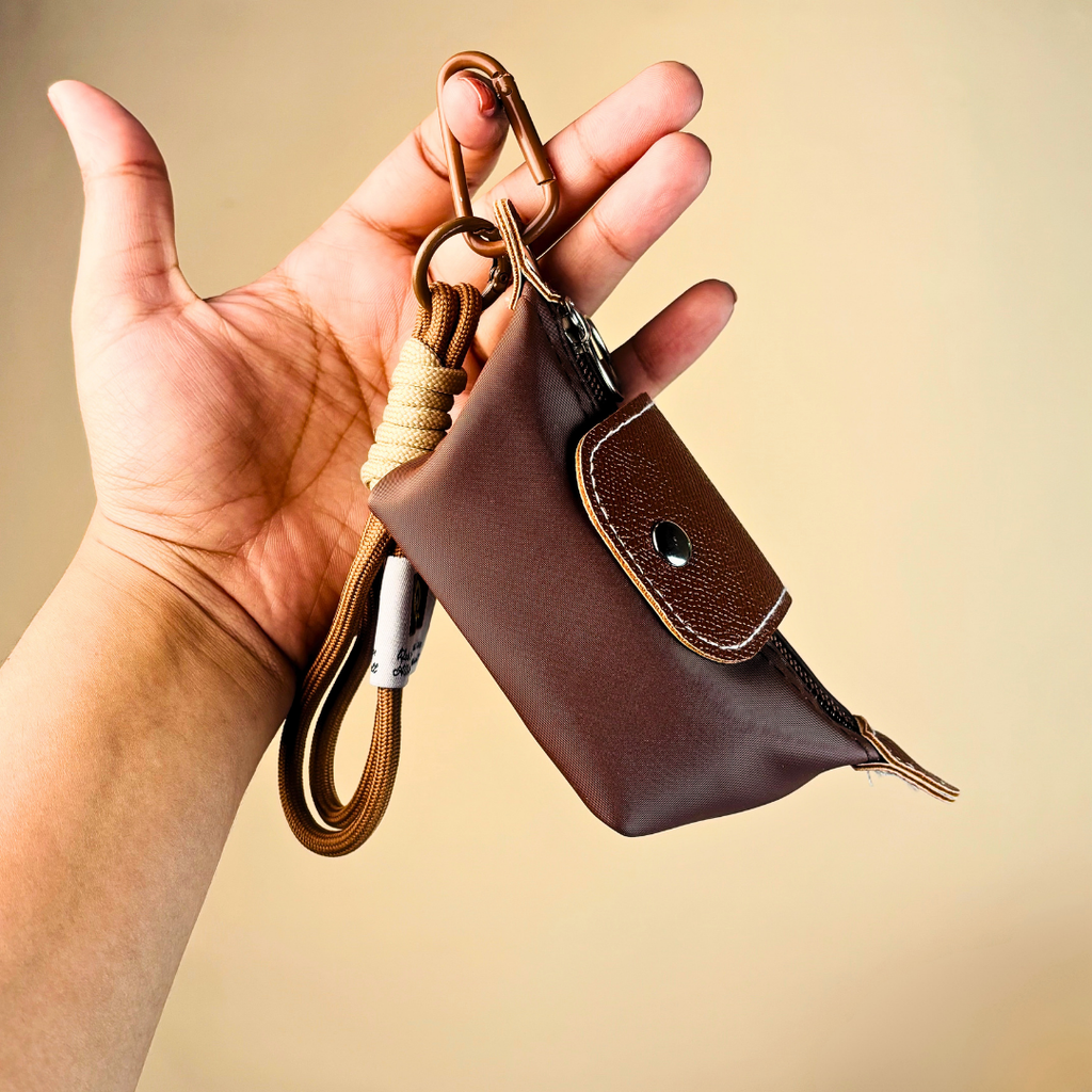 Premium Mini Key Pouch Keychain(Random Color)