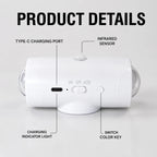 LED Wireless Wall Sconce with 7 Colors Changing, Motion Sensor Light