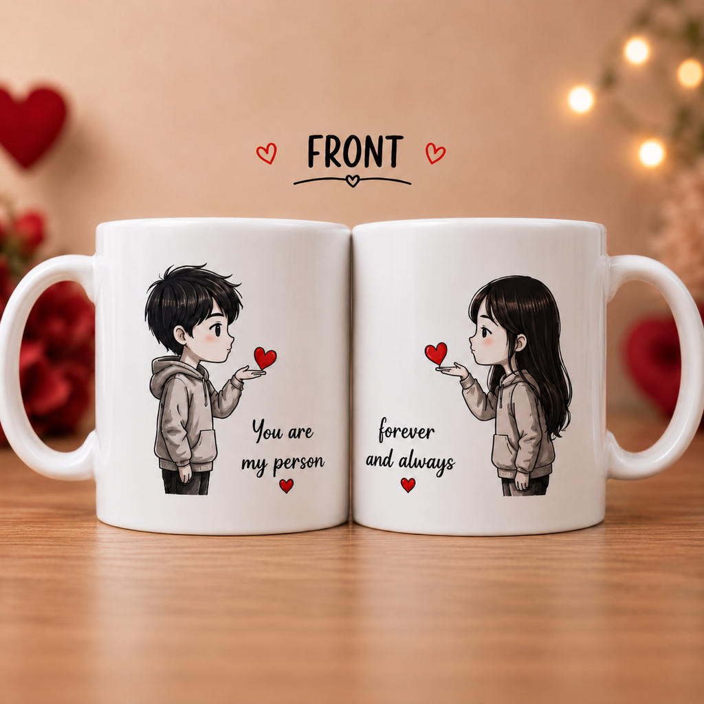 Matching Couple Mug Set | 300ml