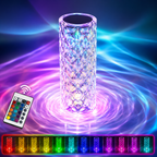 Crystal Diamond Touch Table Lamp RGB