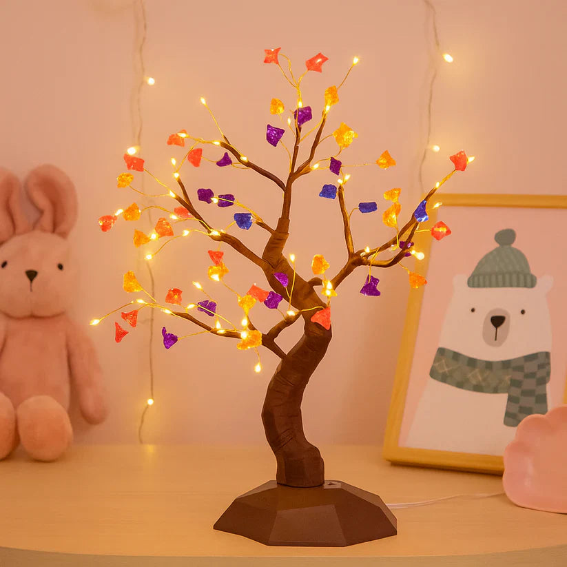 Memories Insite LED Bonsai Crystal Tree Light – 45 cm Decorative Night Lamp