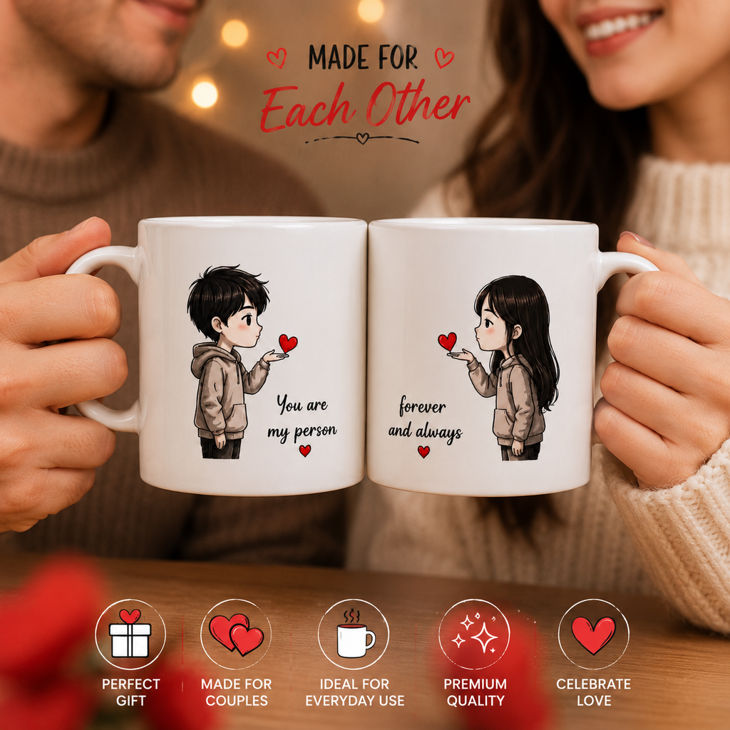 Matching Couple Mug Set | 300ml
