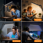 Adjustable LED Monitor Desk Lamp | USB Clamp Light