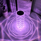 Crystal Diamond Touch Table Lamp RGB