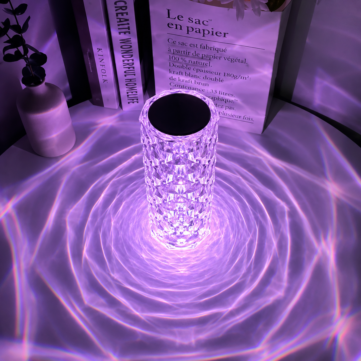Crystal Diamond Touch Table Lamp RGB