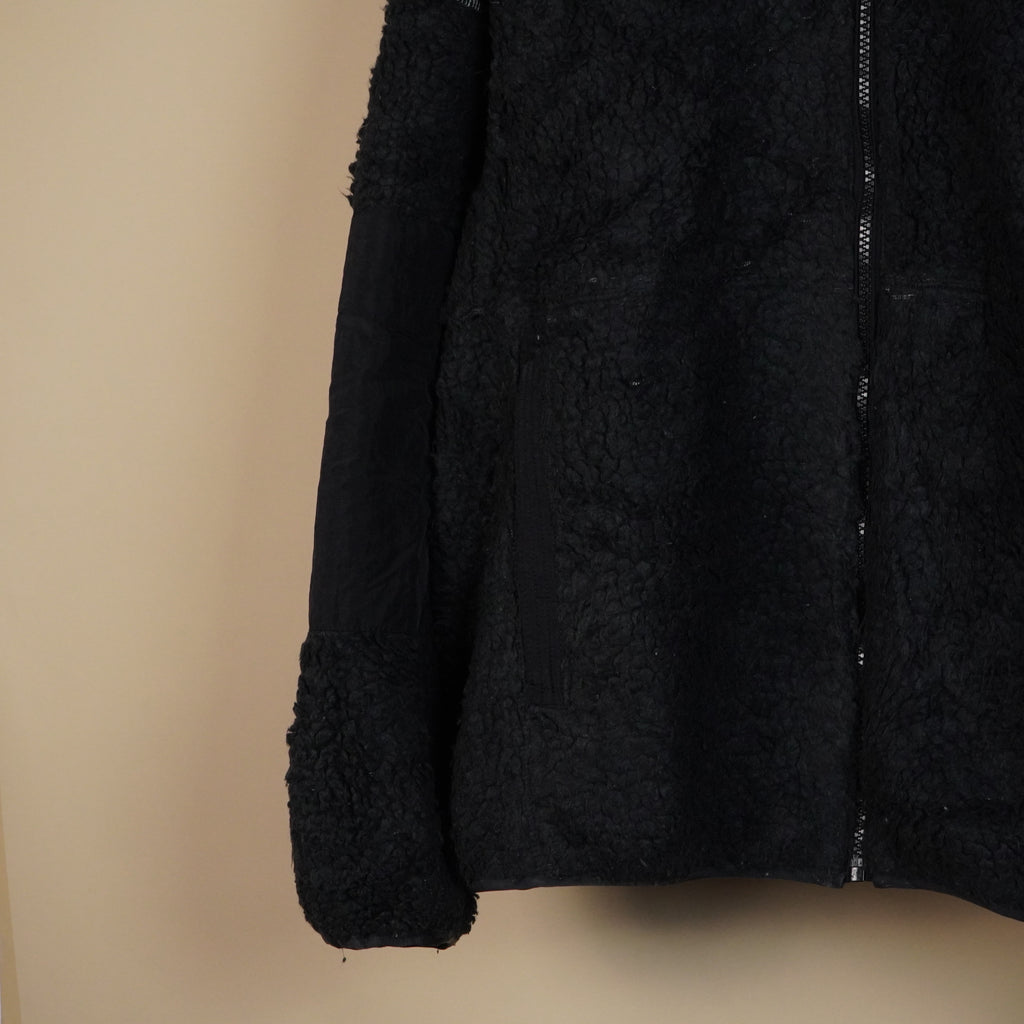 Plush Fleece Winter Jacket with High Neck ( SIZE-M )