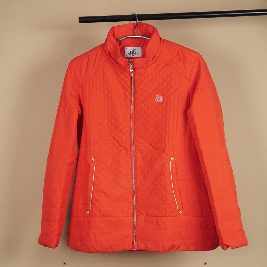 Quilted Puffer Jacket with Front Zip ( SIZE-M )