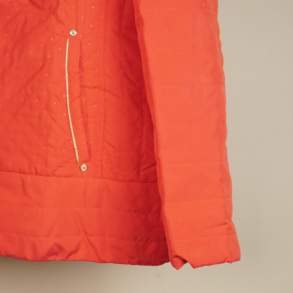 Quilted Puffer Jacket with Front Zip ( SIZE-M )