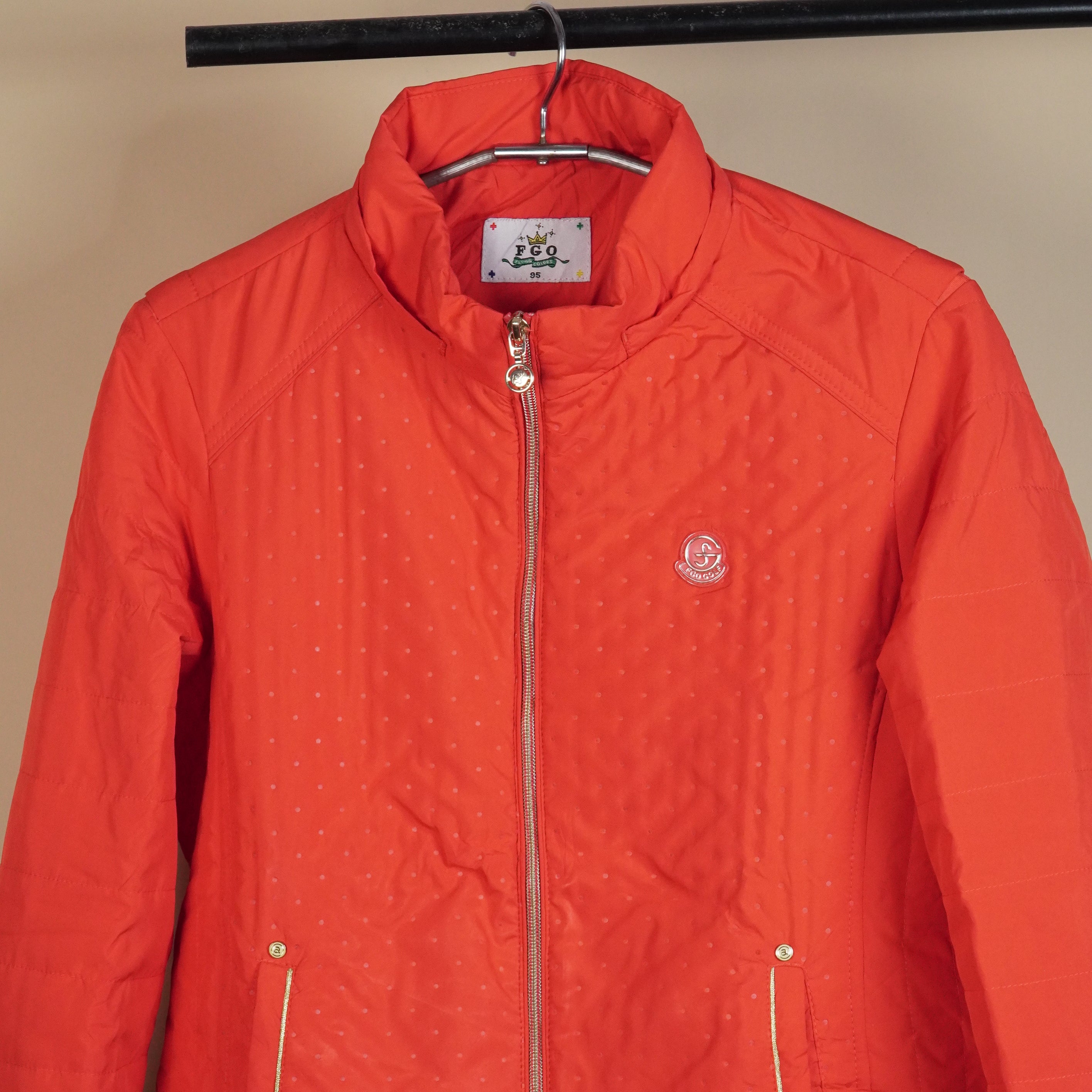 Quilted Puffer Jacket with Front Zip ( SIZE-M )