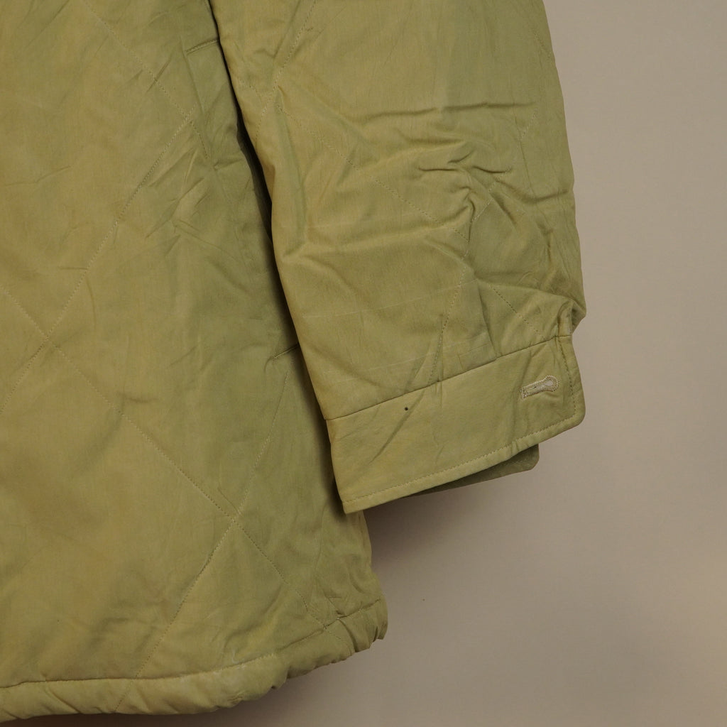 Classic Button-Front Winter Jacket with Contrast Collar ( SIZE-M )