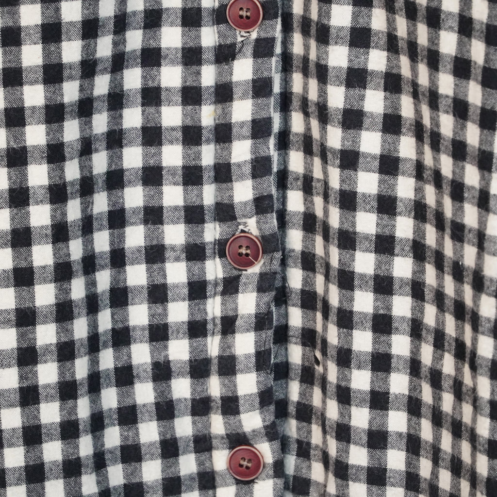 Checkered Hooded Winter Jacket ( SIZE-M )