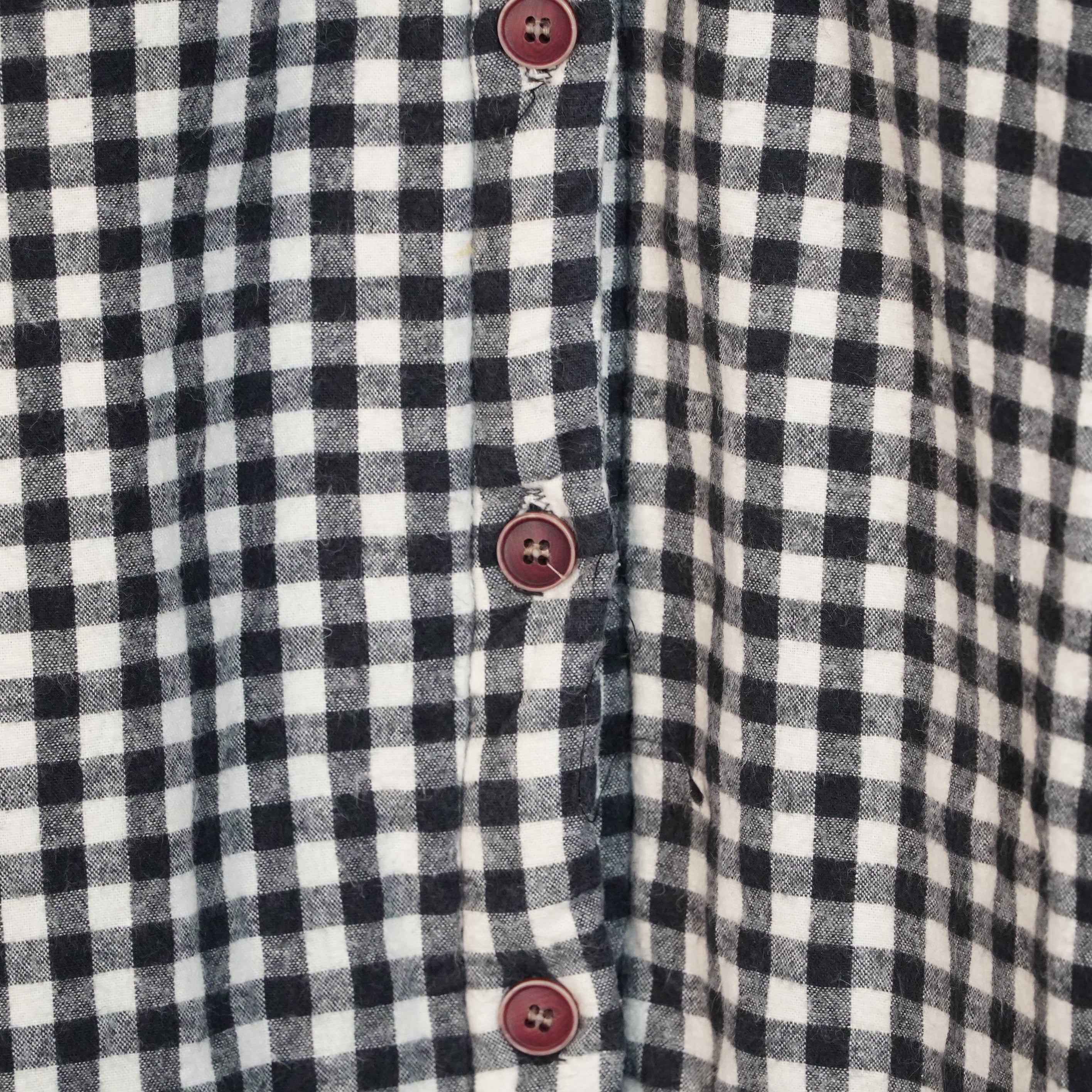 Checkered Hooded Winter Jacket ( SIZE-M )