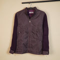 Quilted Winter Jacket with Contrast Sleeves ( SIZE-M )