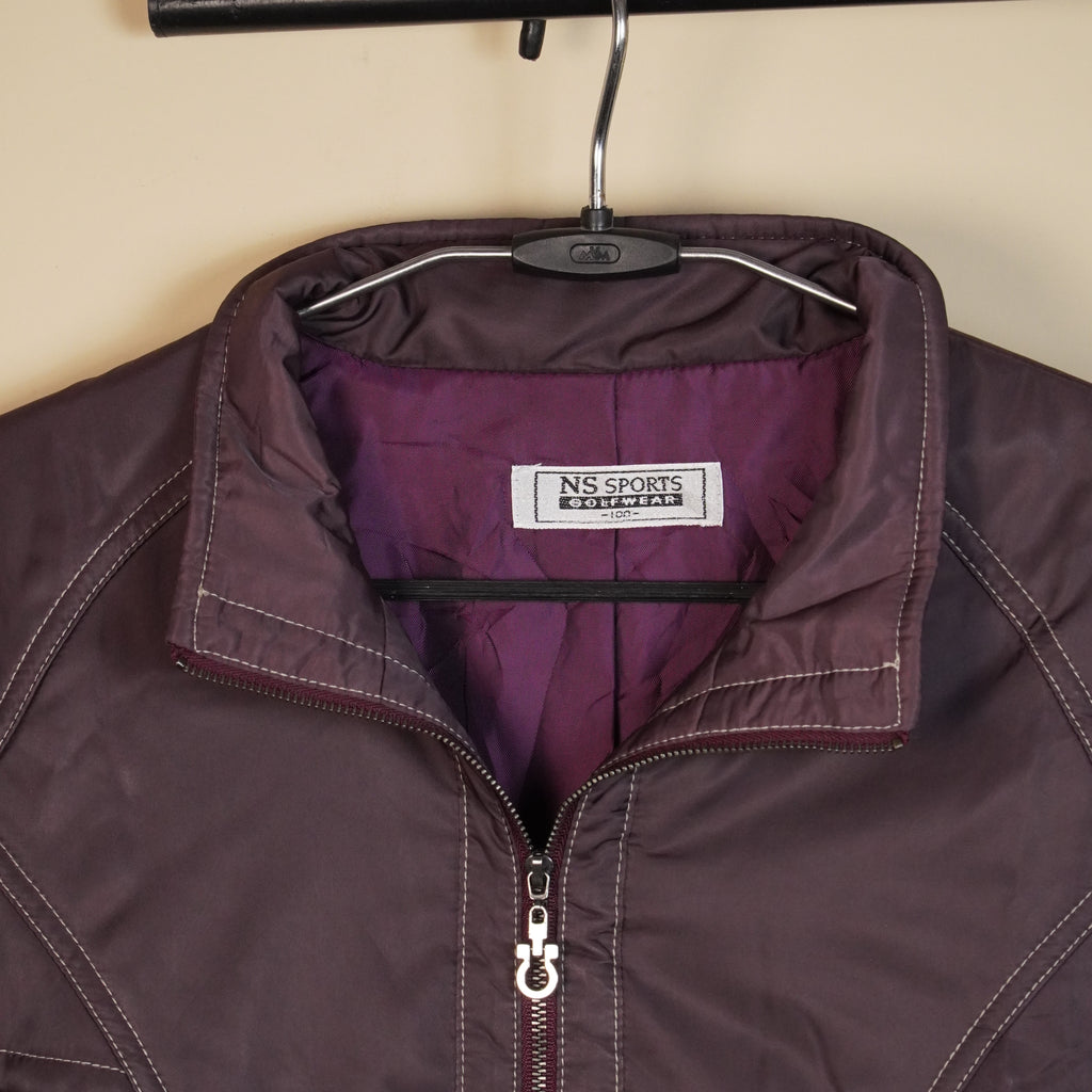 Quilted Winter Jacket with Contrast Sleeves ( SIZE-M )