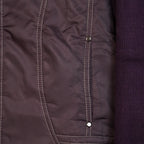 Quilted Winter Jacket with Contrast Sleeves ( SIZE-M )