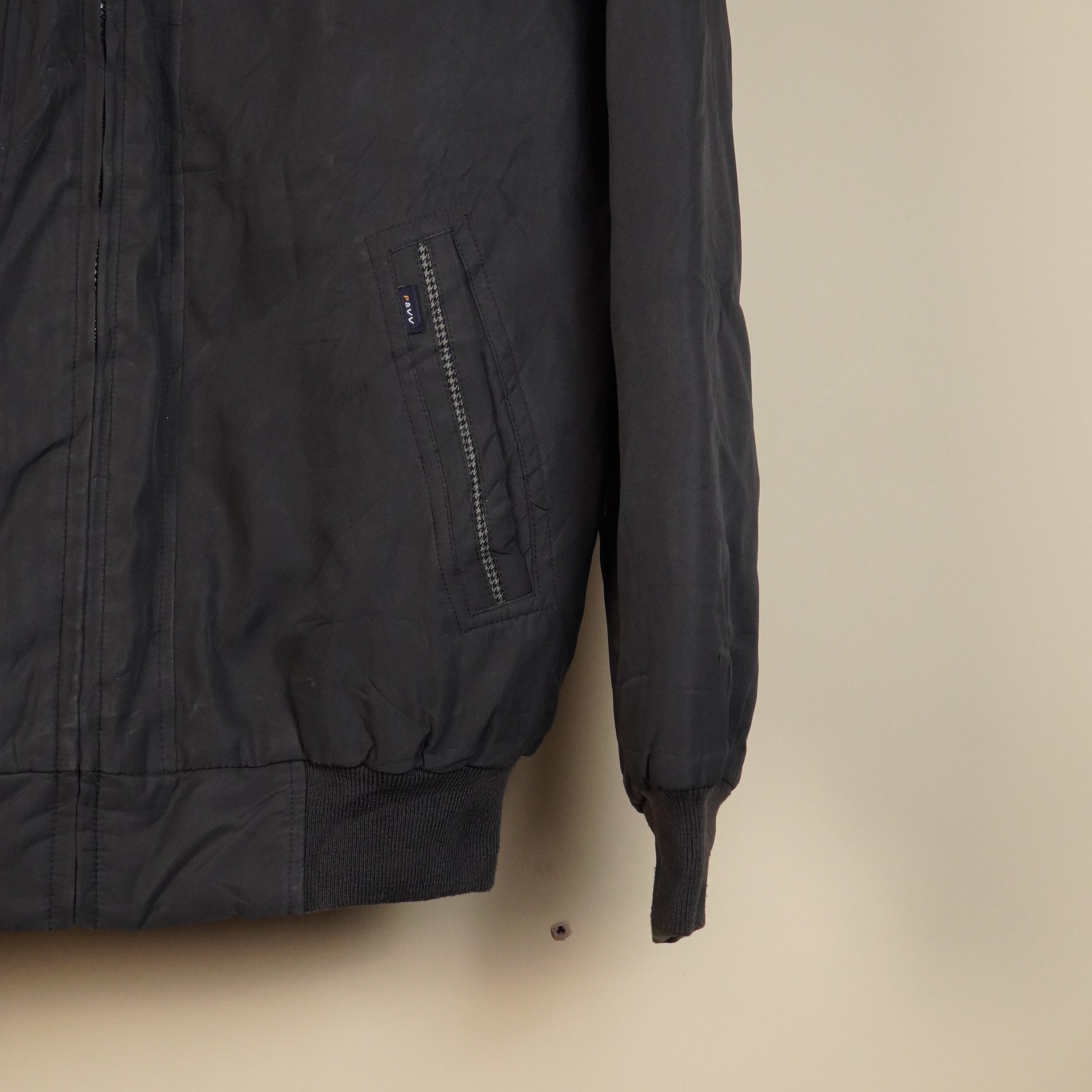 Classic Zip-Up Winter Jacket with Stand Collar ( SIZE-M )