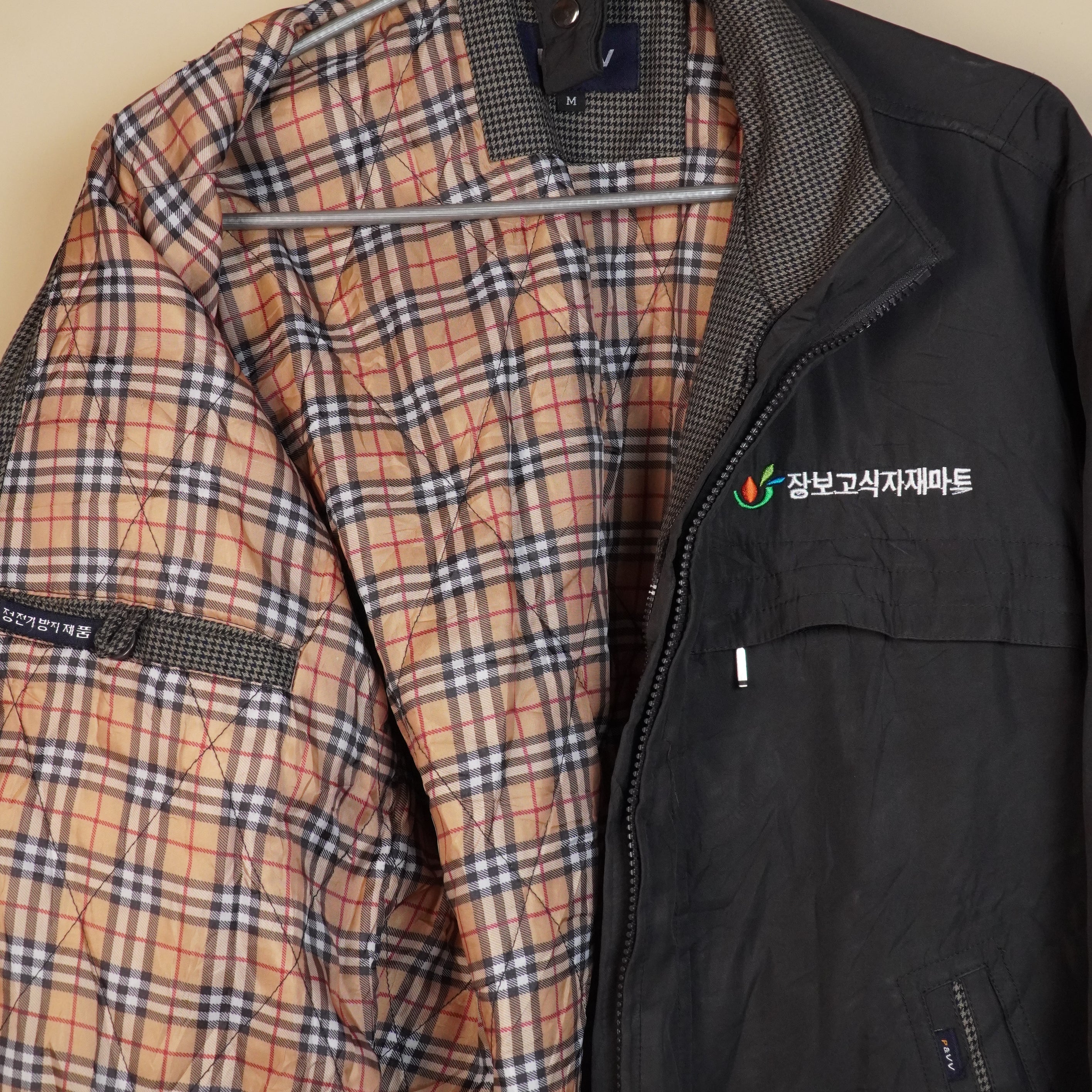 Classic Zip-Up Winter Jacket with Stand Collar ( SIZE-M )