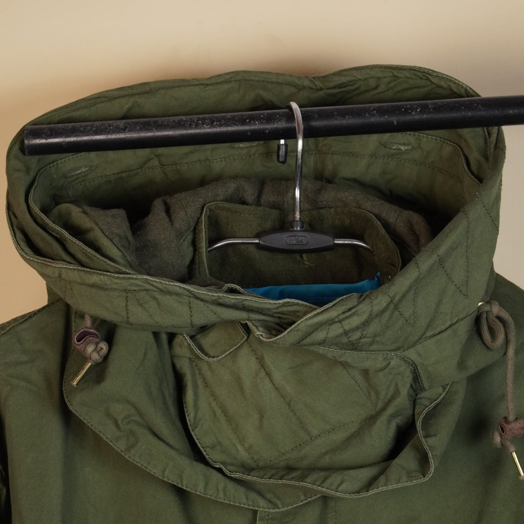 Long Hooded Parka Jacket ( SIZE-L )