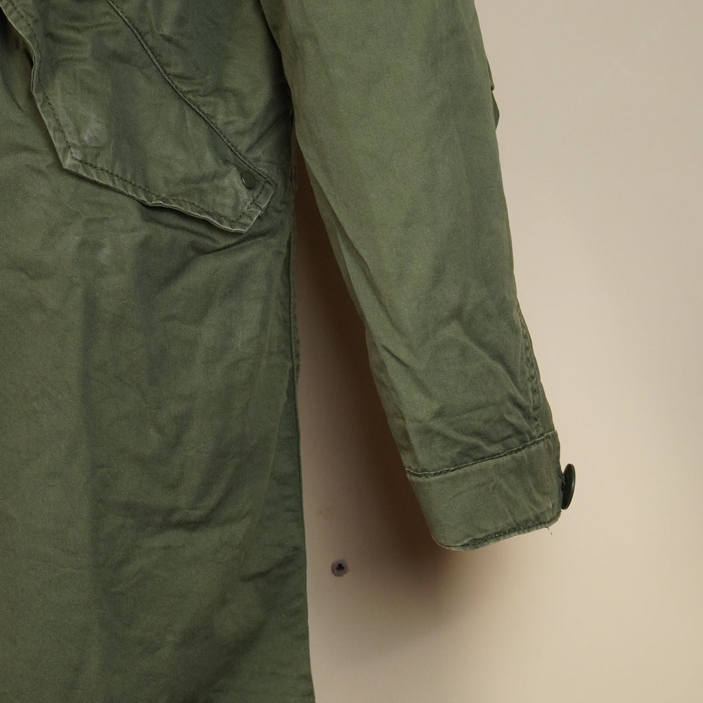 Long Hooded Parka Jacket ( SIZE-L )