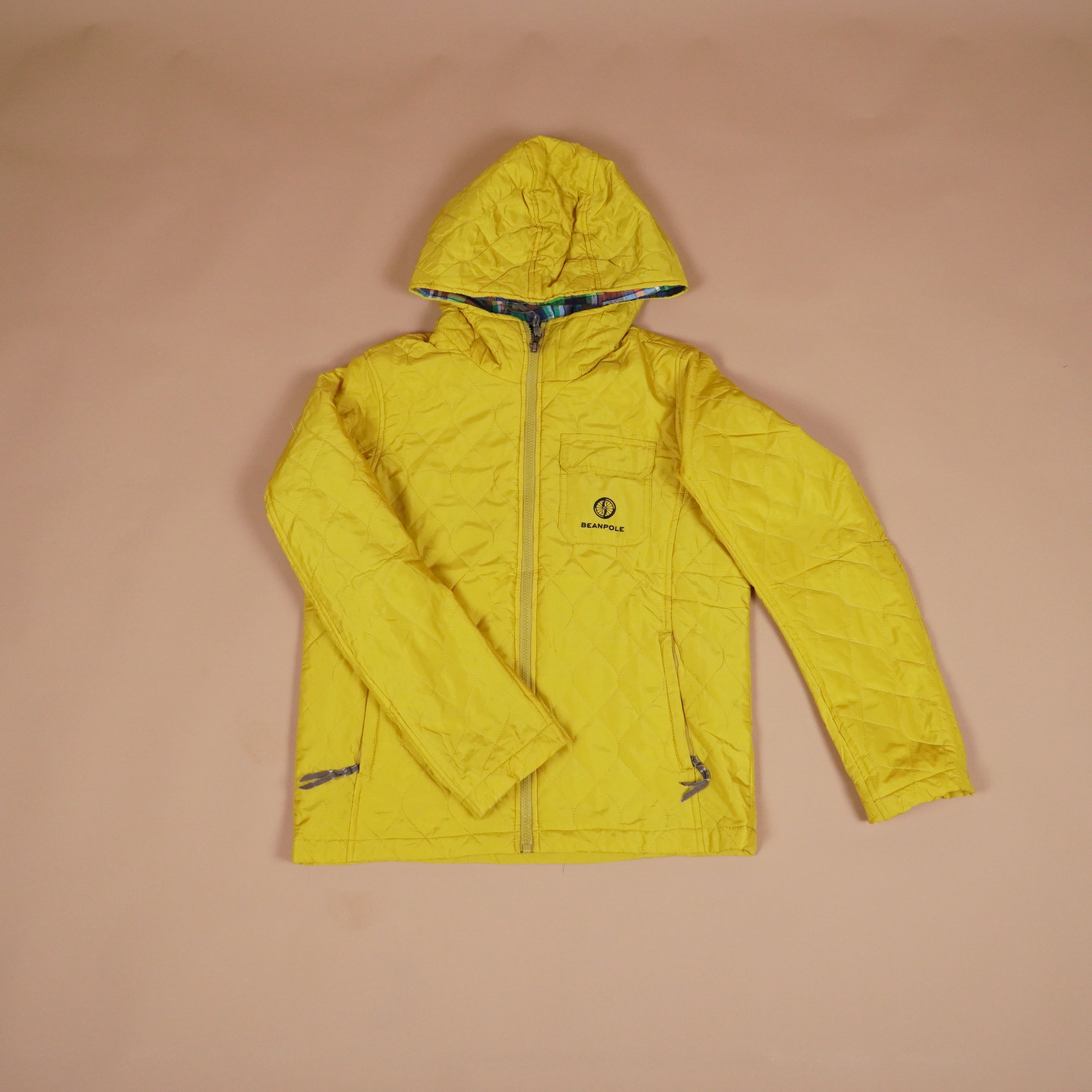 Quilted Hooded Winter Jacket with Zip Closure ( SIZE-S )