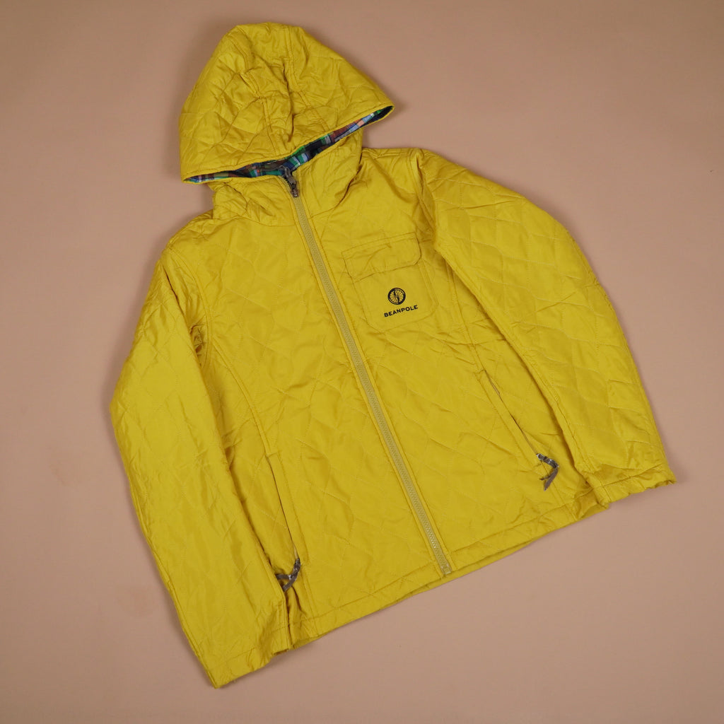 Quilted Hooded Winter Jacket with Zip Closure ( SIZE-S )
