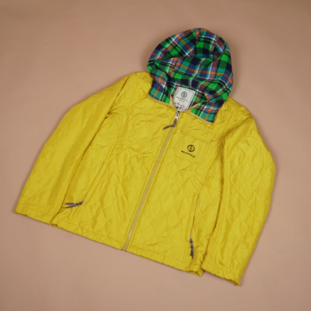 Quilted Hooded Winter Jacket with Zip Closure ( SIZE-S )