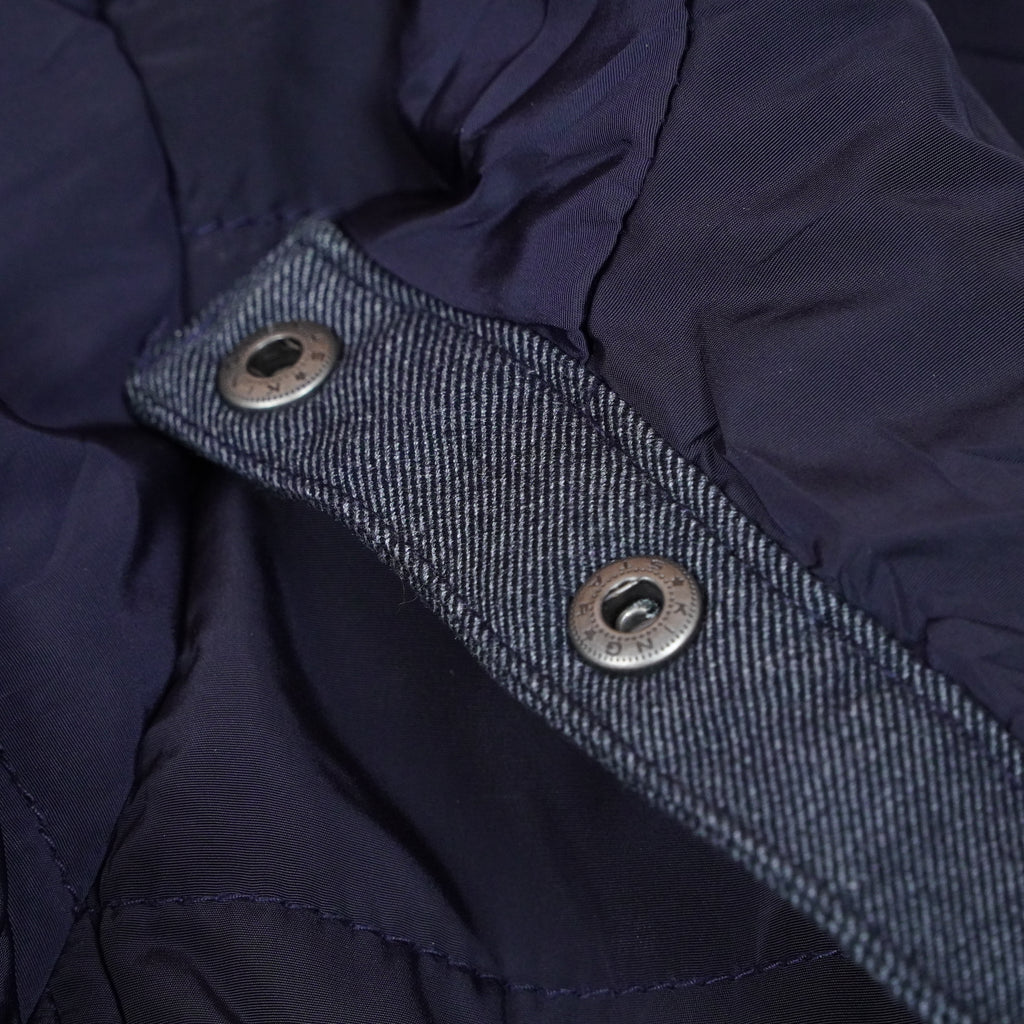 Quilted Button-Front Winter Jacket with High Neck ( SIZE-M )