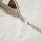 Plush Sherpa Hooded Jacket with Zip Closure ( SIZE-S )