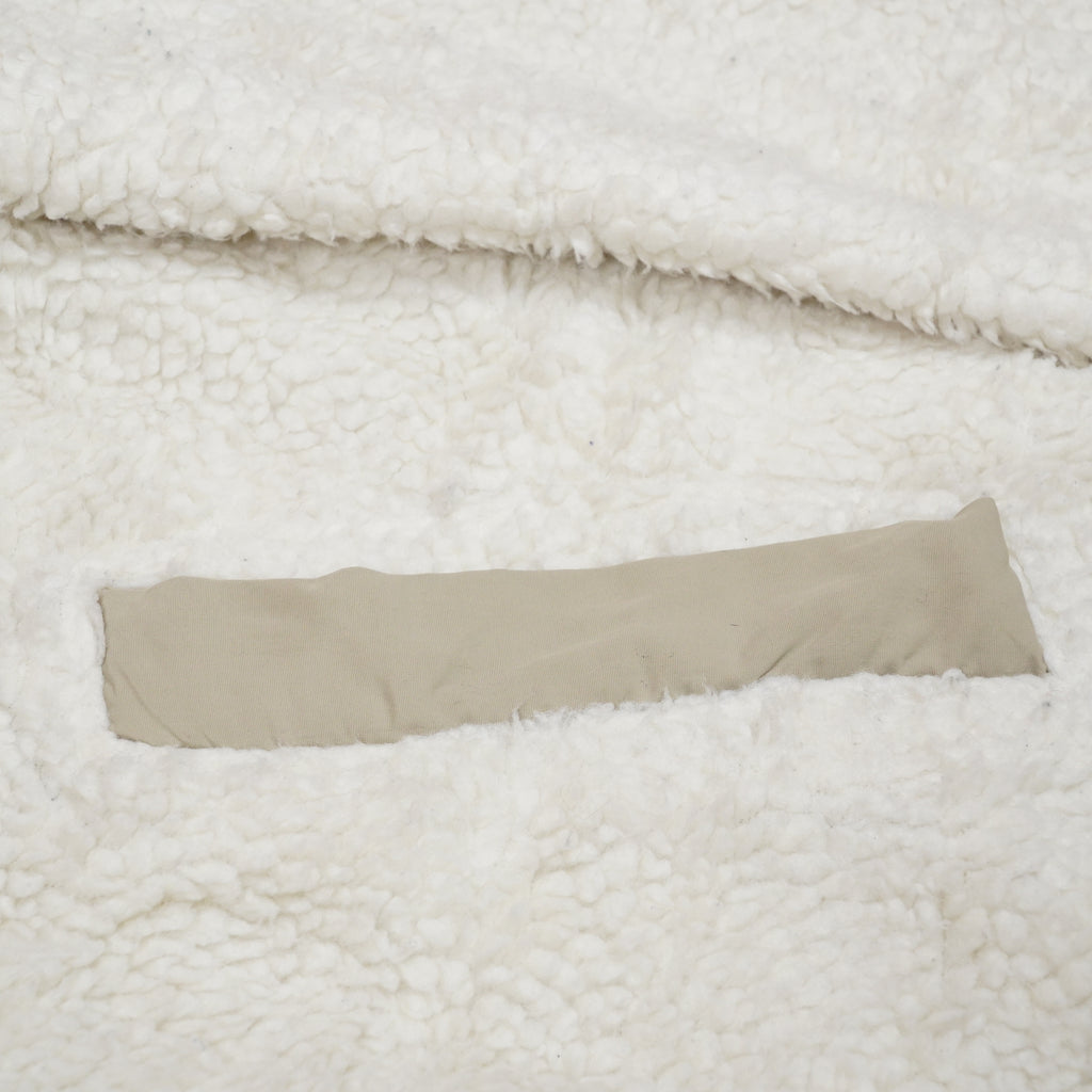 Plush Sherpa Hooded Jacket with Zip Closure ( SIZE-S )