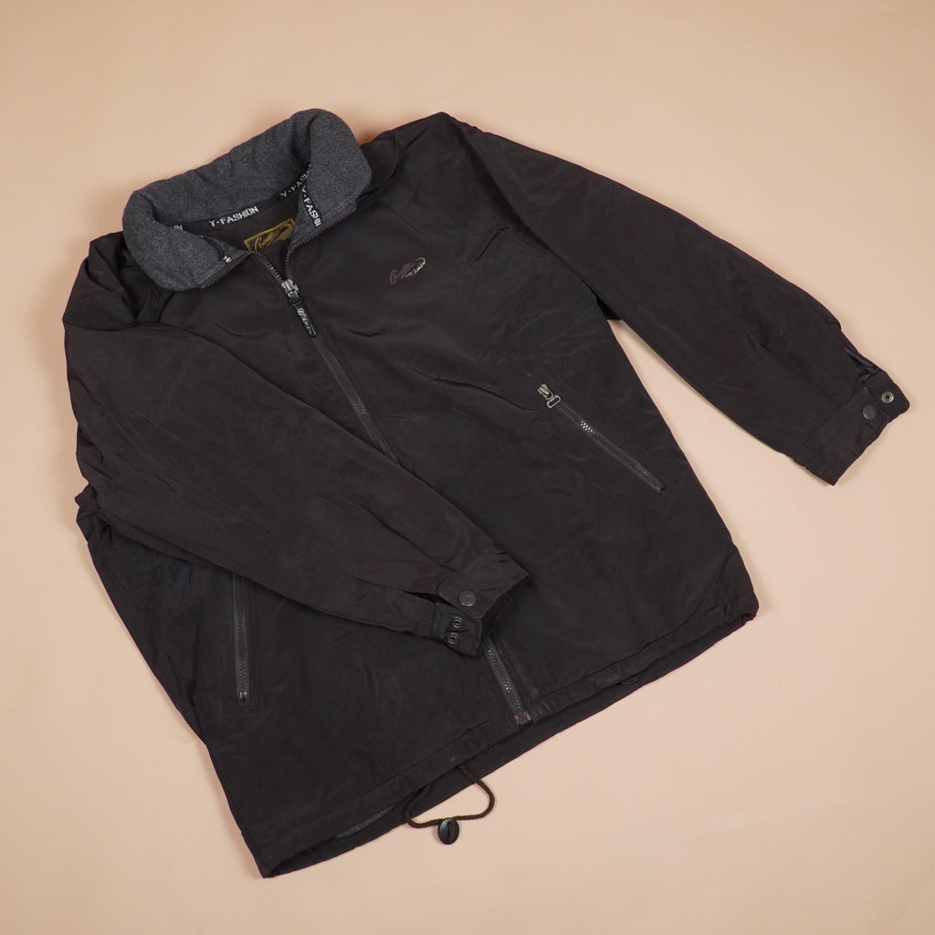 High-Neck Winter Jacket with Zip Closure ( SIZE-M )