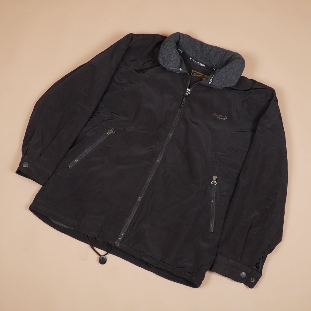 High-Neck Winter Jacket with Zip Closure ( SIZE-M )