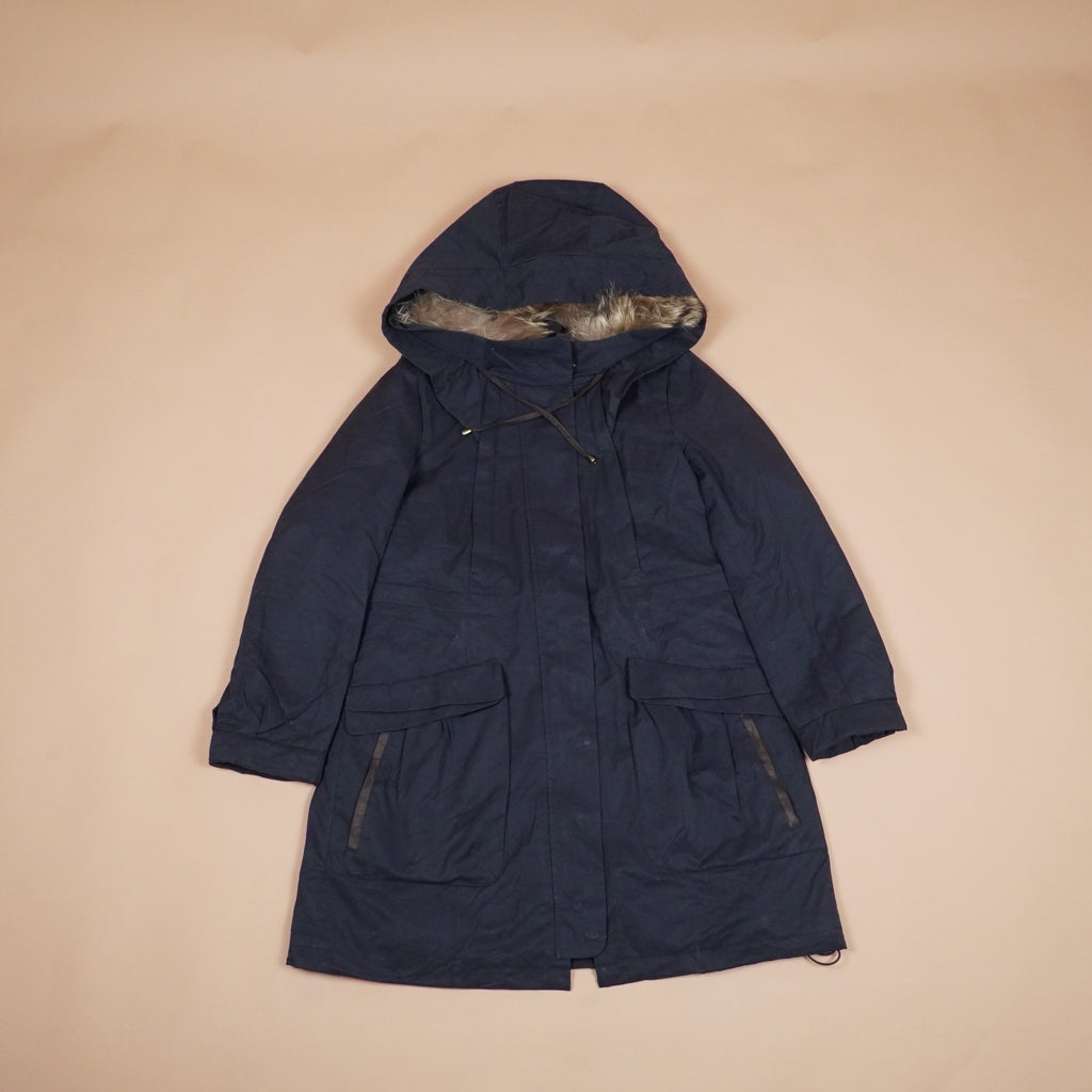 Long Hooded Winter Parka with Faux Fur Trim – Warm, Stylish & Weather-Ready