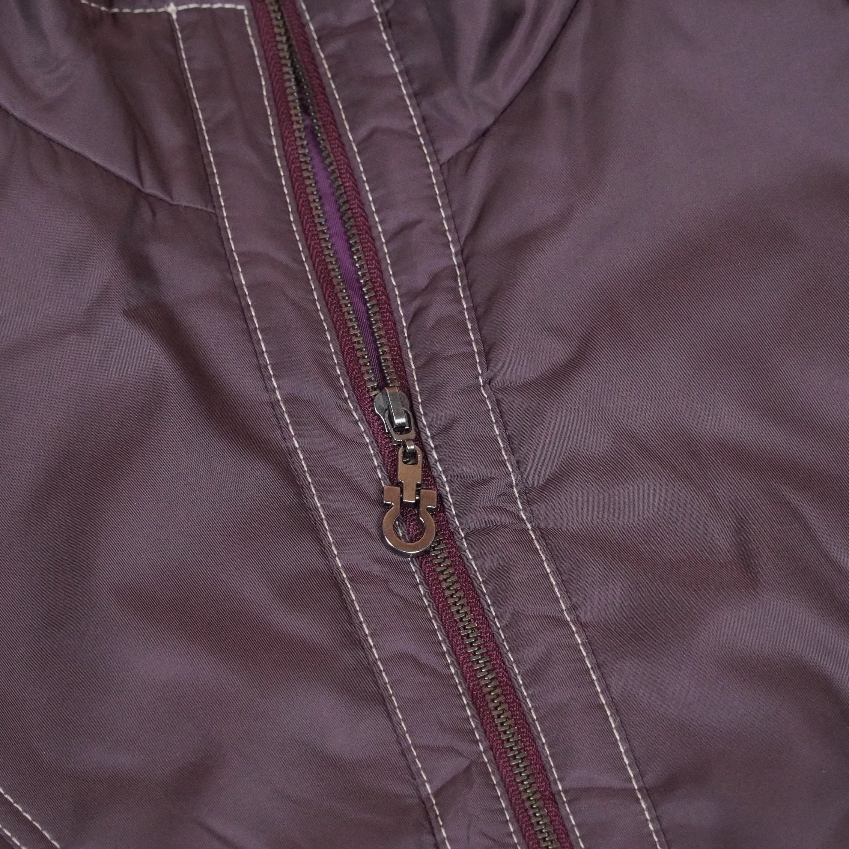 Quilted Winter Jacket with Contrast Sleeves ( SIZE-M )