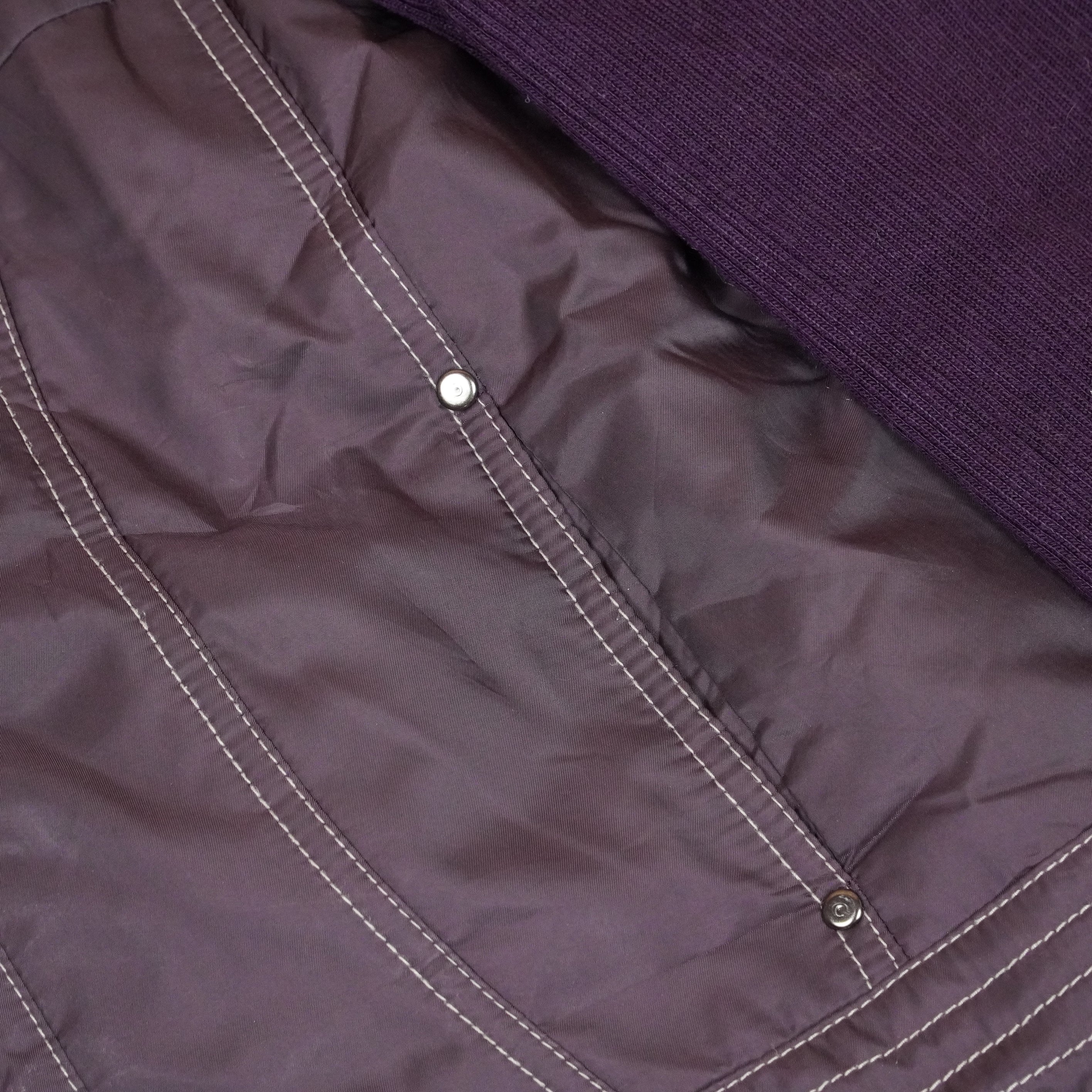 Quilted Winter Jacket with Contrast Sleeves ( SIZE-M )