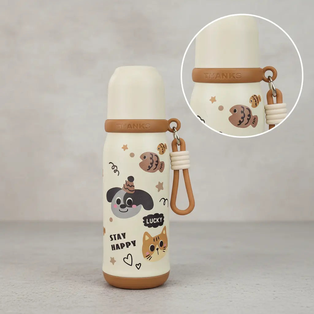 Cute Teddy Insulated Water Cup bottle