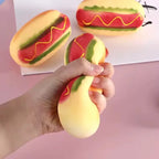 Hotdog Squishy – Ultra Soft Jumbo Stress Relief Squeeze Toy