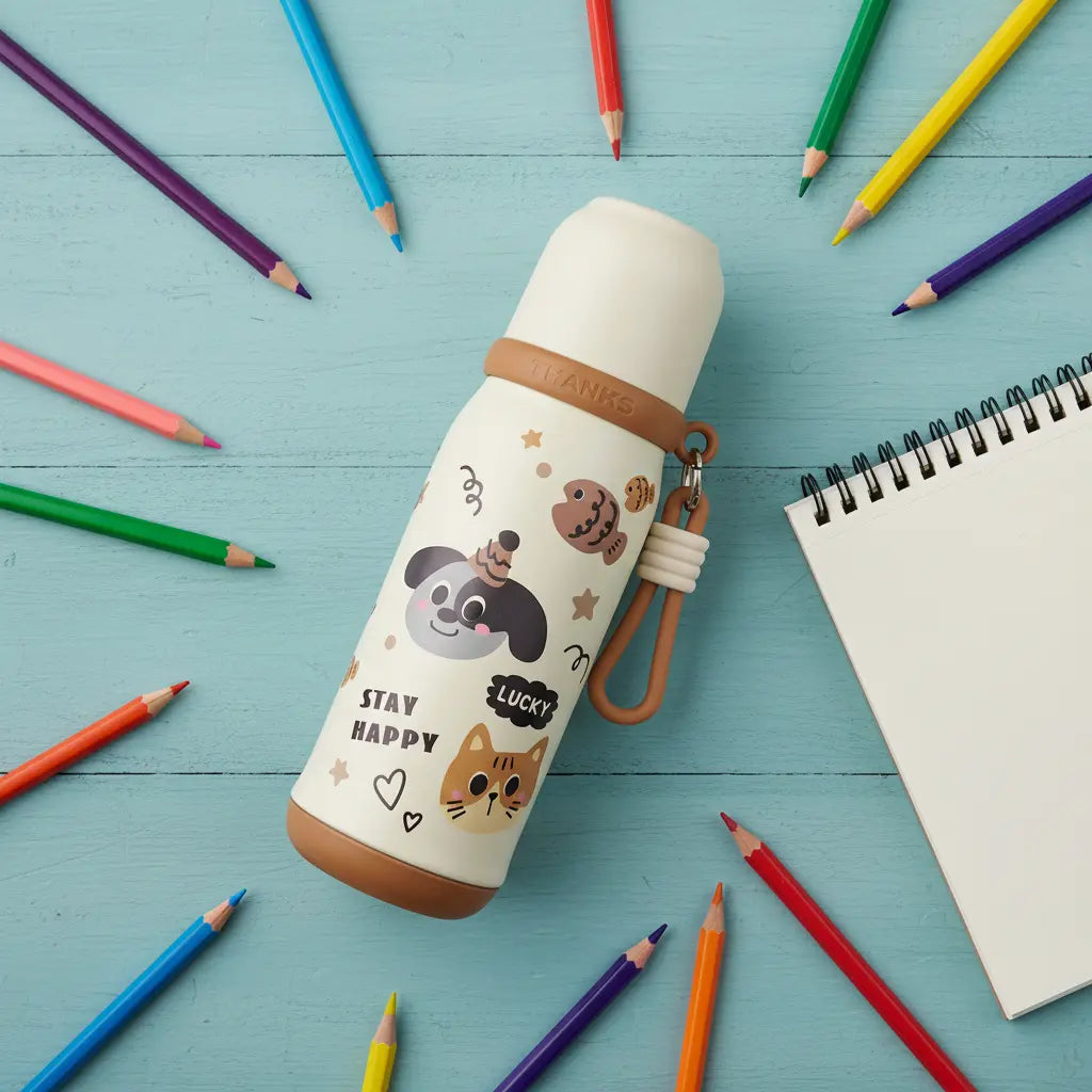 Cute Teddy Insulated Water Cup bottle
