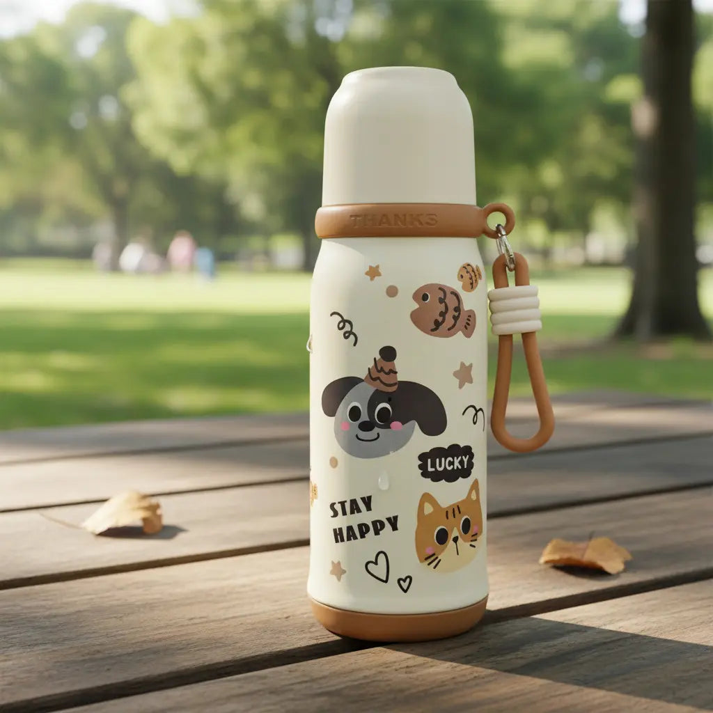 Cute Teddy Insulated Water Cup bottle