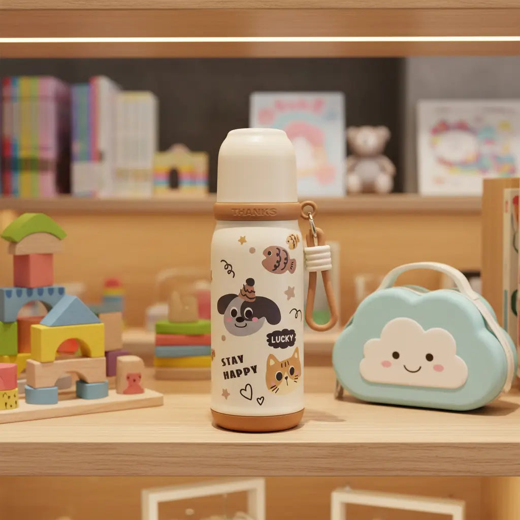 Cute Teddy Insulated Water Cup bottle