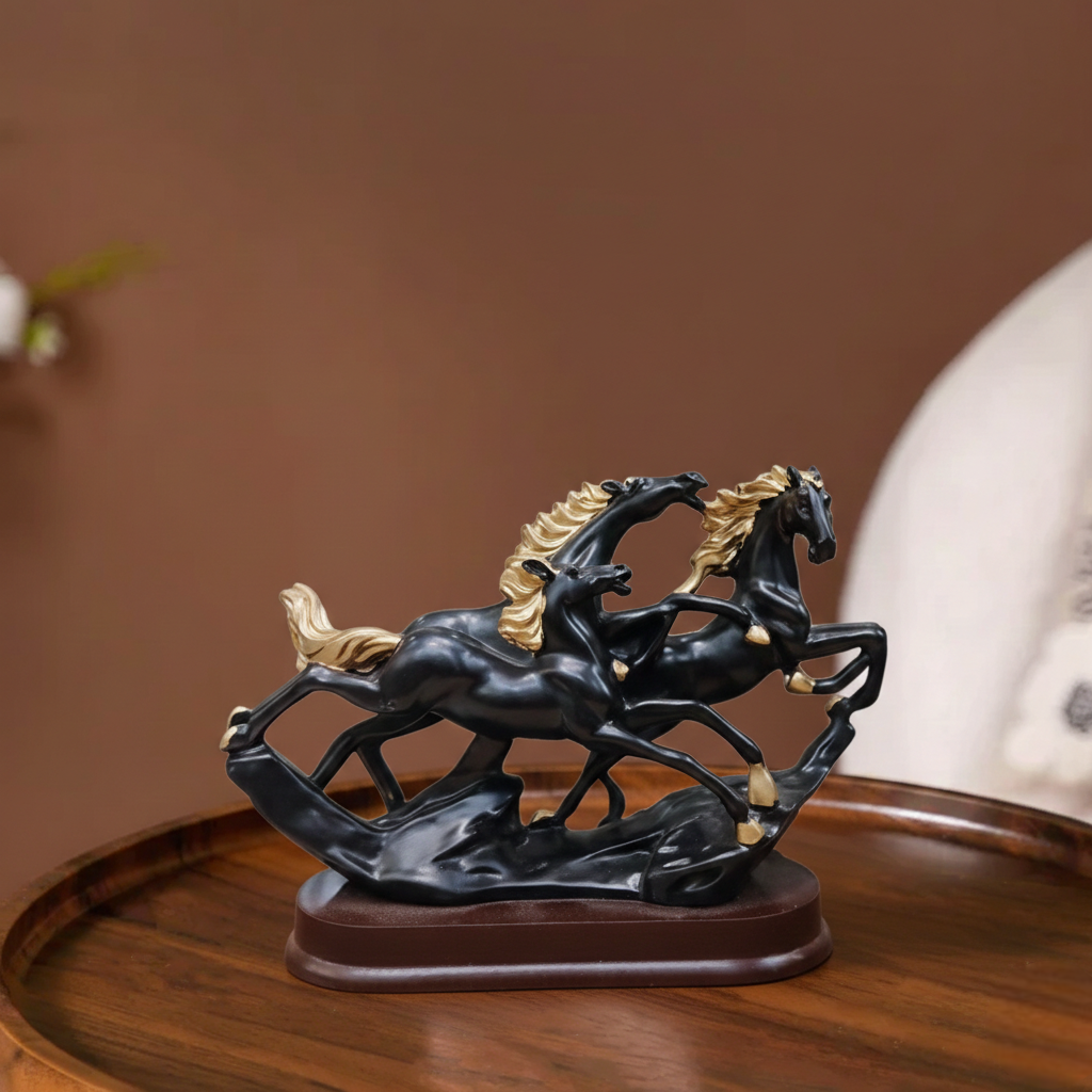 Running Horse Statue Showpiece for Home Décor