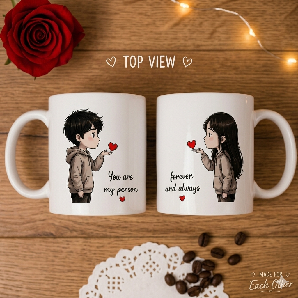 Matching Couple Mug Set | 300ml