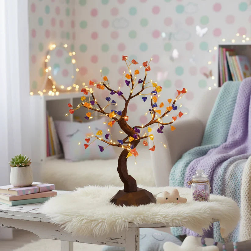 Memories Insite LED Bonsai Crystal Tree Light – 45 cm Decorative Night Lamp