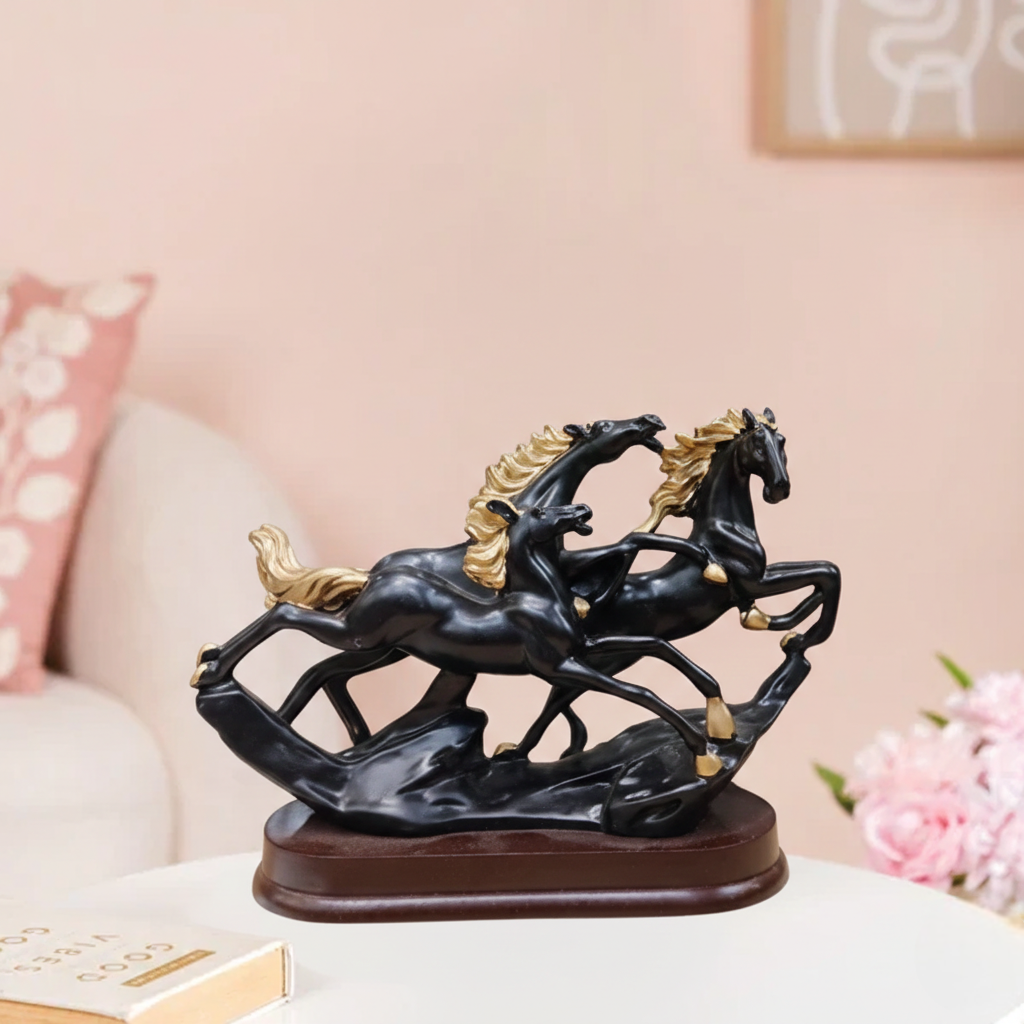 Running Horse Statue Showpiece for Home Décor
