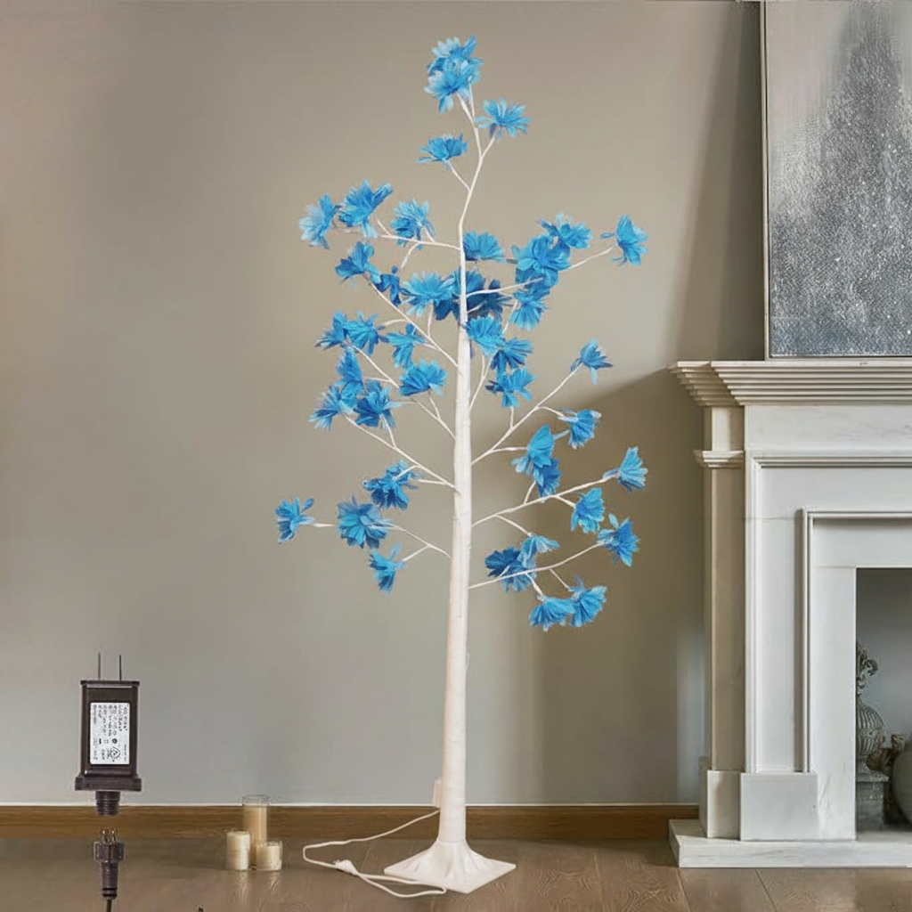 Blue LED Blossom Decorative Tree Light