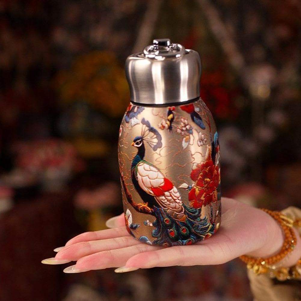 Floral Stainless Steel Flask