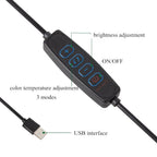 Adjustable LED Monitor Desk Lamp | USB Clamp Light