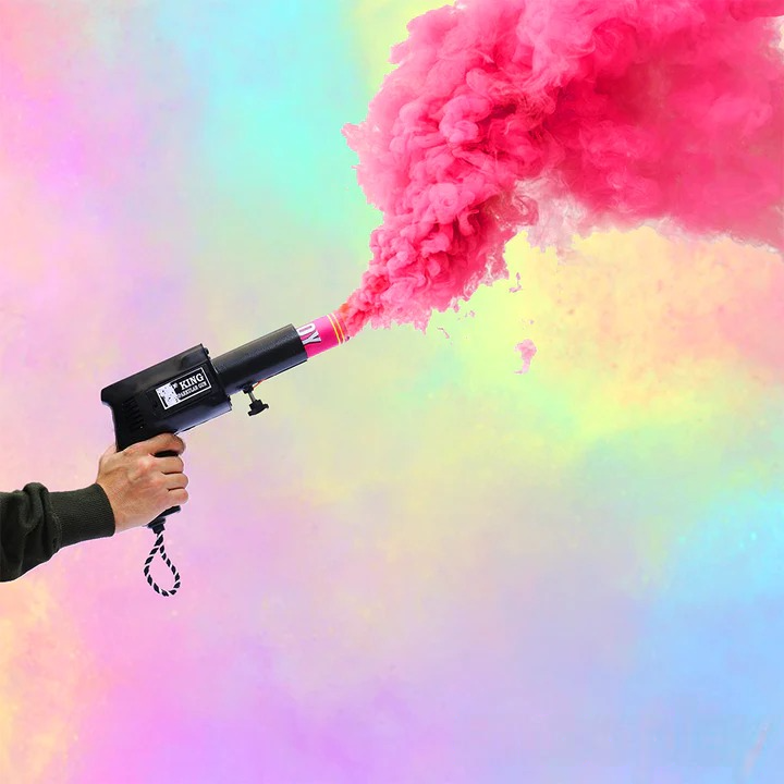 Holi Color Blaster with Scented Color Fog