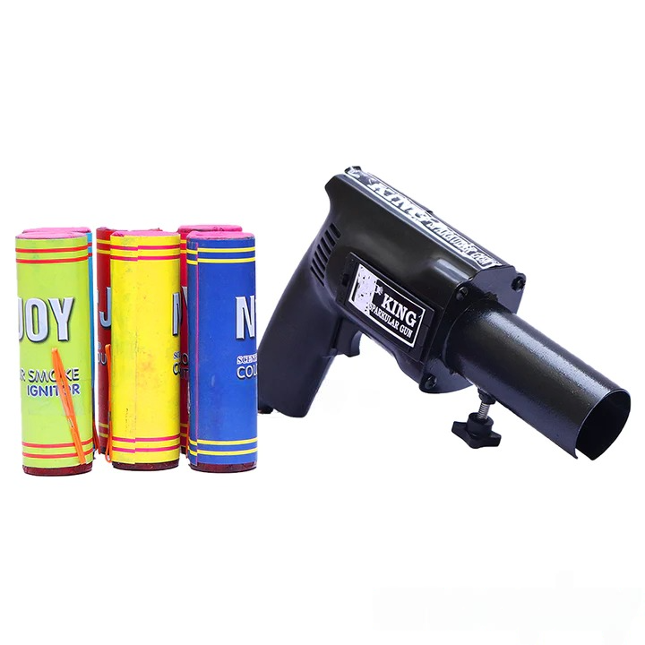 Holi Color Blaster with Scented Color Fog